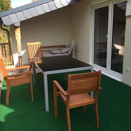Dachterrassenwohnung - Nah Am See Biersdorf Esterno foto